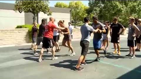 Falling in pose method of running