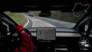 Nürburgring Nordschleife -  @Ringfreaks  Tesla Model 3 P (fix cam)