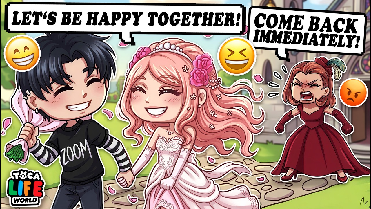 😱 ICH HABE SIE VOR DER HOCHZEIT GERETTET 💍 IHRE MUTTER DREHT DURCH 😡 EMO STORY Teil 16 🖤  Toca Boca