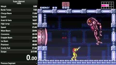 Super Metroid Speedrun - 10:03 [Spore Spawn]
