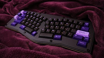 SMKeyboards Acrylic Alice Typing Test w/ Alpaca switches