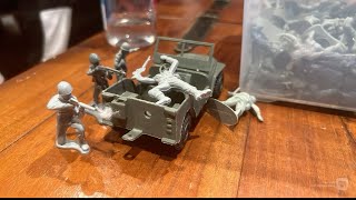 Red Raid Plastic Army Men Stop Motion