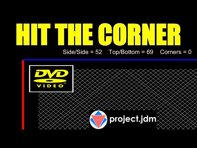 DVD logo hits corner, but it's real life 