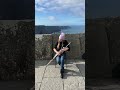 Port na bpca  slow air on uilleann pipes played by tara howley at cliffs of moher ireland