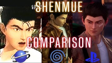 Shenmue Characters Comparison | Sega Saturn vs Dreamcast ( 2018 HD Versions ) vs Shenmue 3 PS4
