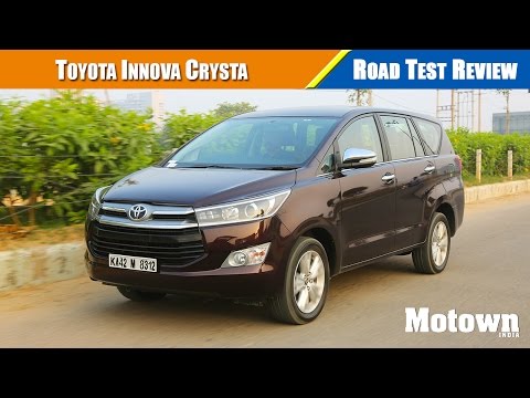 Toyota Innova Crysta Petrol 2.7L & Diesel 2.8L | Road Test Review | Motown India