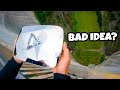 How strong is a diamond play button 165m drop test