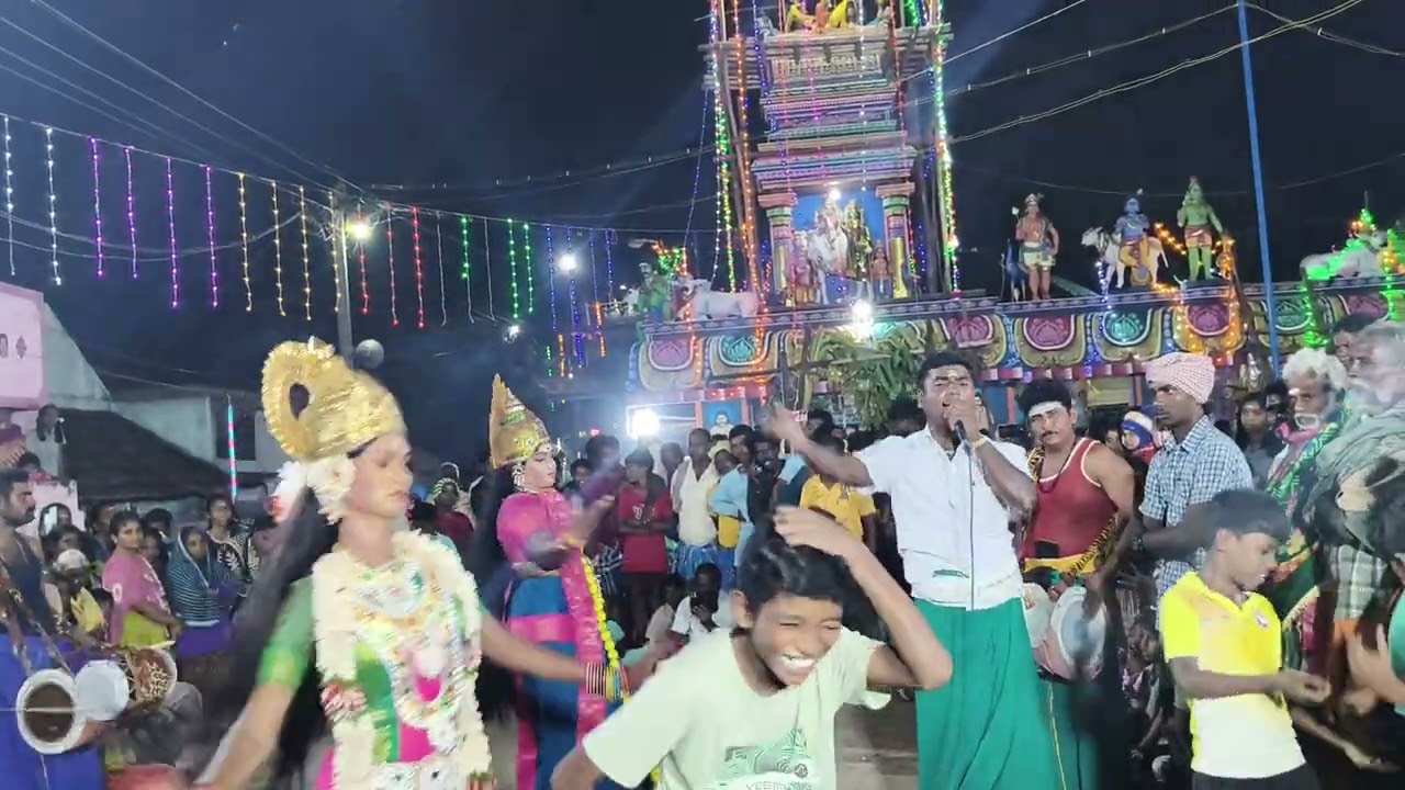 கோவில் பாளயம் கிராமத்தில் நாங்கள் பம்பை வாசித்து தரணம் ஸ்ரீ பகவான் பம்பை குழு கார்மாங்குடி