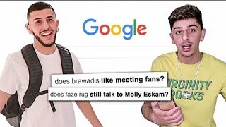 Faze Rug And Brawadis Answer Google's Most Searched Questions