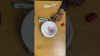 Spin Art Science — Why Does Paint Move to the Edge? | Easy Experiment for Kids