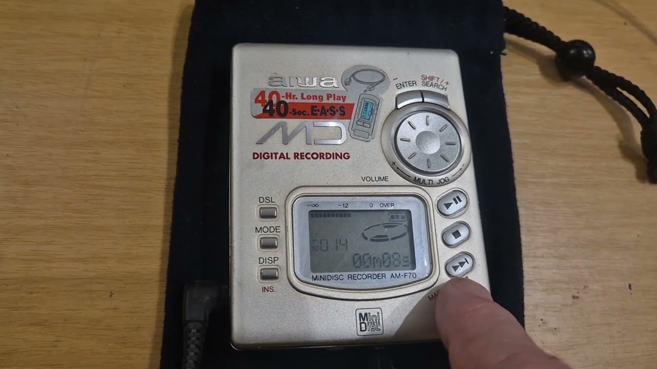 Aiwa AM-F70 Panasonic カセットプレーヤー まとめ Aiwa AM-F70 Minidisc Player / Recorder - YouTube