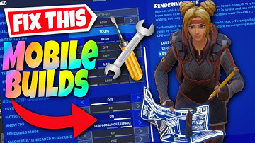 Why NOT To Fix Mobile Builds Bug on Performance Mode! (Fortnite FPS Boost, Maximize Performance)