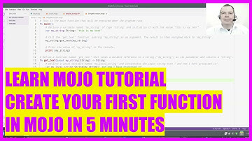 LEARN MOJO TUTORIAL - 12 HOW TO CREATE YOUR FIRST FUNCTION IN MOJO IN 5 MINUTES