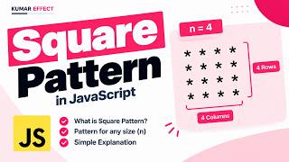 JavaScript Pattern Programs | Easy Coding Practice | Kumar Effect