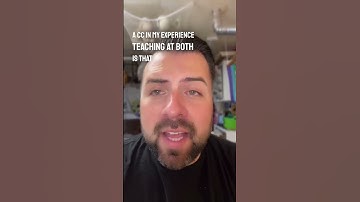 “So you want to teach at a community college (part 1)” #communitycollege #professor #teacherlife