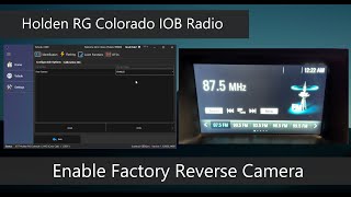 How to Enable Reverse Camera on a Holden RG Colorado with IOB Radio Holden Iq Vim Rse Reverse Cam Flash