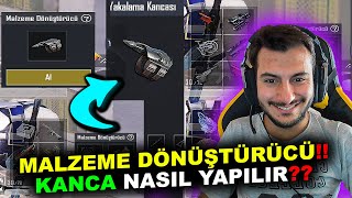 Kanca Nasil Yapilir Nasil Alinir? Malzeme Dönüştürücü - Pubg Mobi̇le