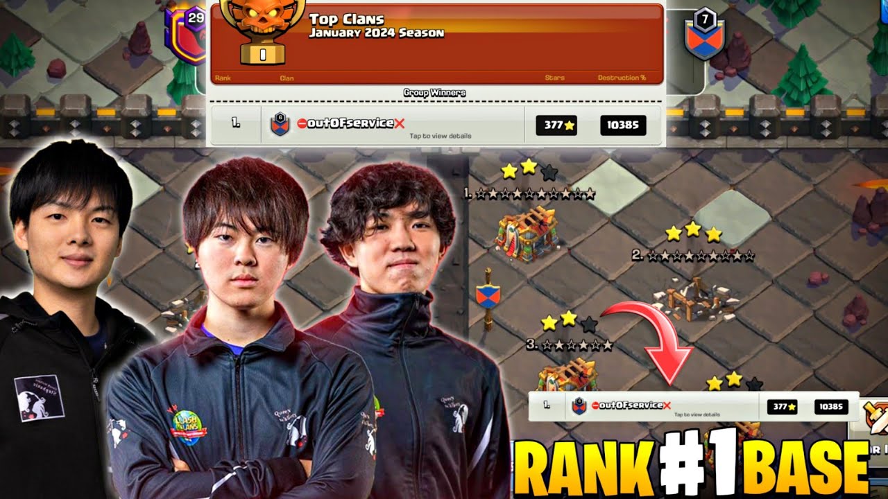 KLAUS, STARS, GAKU ALL CWL BASE ! RANK #1 CLAN ALL BASES TH16 ! NEW ...