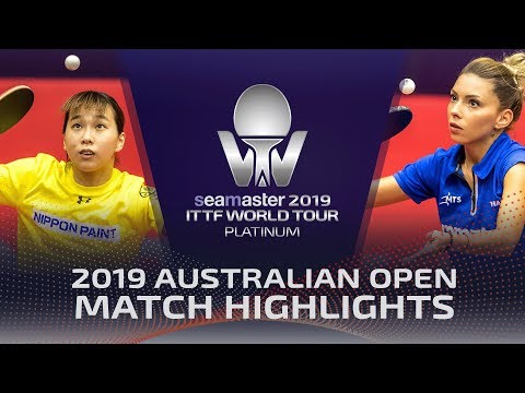 Shiho Matsudaira vs Bernadette Szocs | 2019 ITTF Australian Open Highlights (R32)