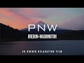 1 hour pnworegon and washington drone relaxation nature music film 4k