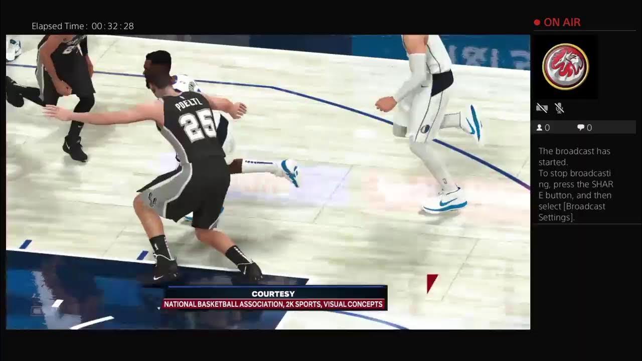 NBA 2k23 Gameplay 202526 NBA Regular Season Mavs vs. Spurs YouTube