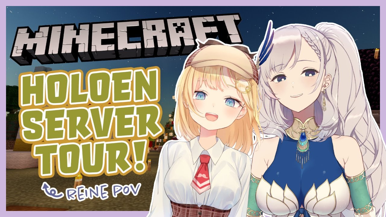 【Minecraft Collab】HoloEN Server Tour with Amelia-senpai! #SaltedTurkey【hololiveID 2nd generation】