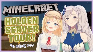 【Minecraft Collab】HoloEN Server Tour with Amelia-senpai! #SaltedTurkey【hololiveID 2nd generation】