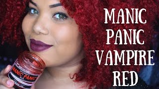Dying my Hair Red with Manic Panic Infra Red