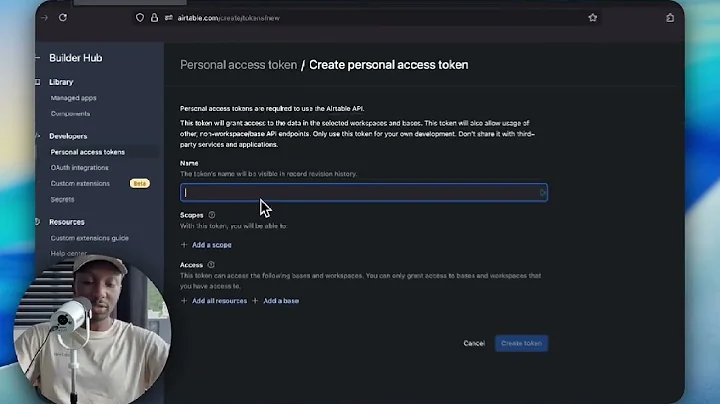 How to Get Your Airtable Access Token for n8n in 70 Seconds