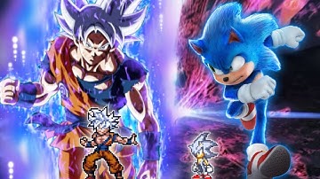 Goku DBS V7 TP OP(All Form) VS Sonic Chaos V4 OP(All Form) in Jump Force Mugen