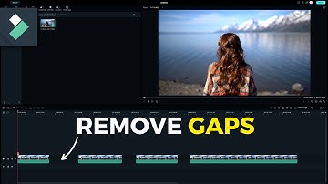 How to Delete GAPS in Filmora 12