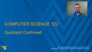 CS 122, Lecture 31a