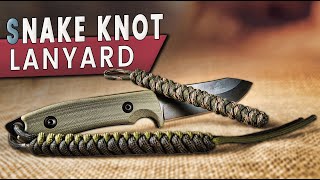 Super Easy: Paracord Snake Knot Lanyard | Schlangen Knoten Tutorial