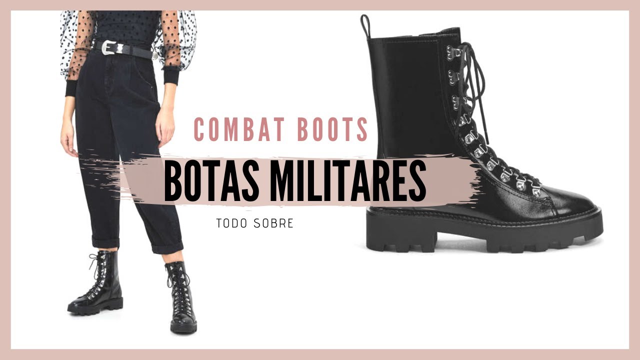 MODA 💁🏻‍♀️| Como Usar COMBAT BOOTS / Botas Militares?(Inspiracion,Dr ...