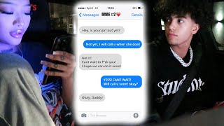 TEXTING ANOTHER GIRL PRANK ON MY GIRLFRIEND!!!😳