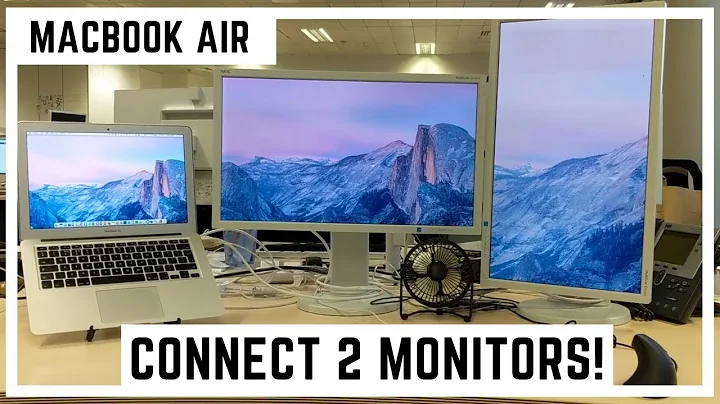 How to Connect Macbook Air to 2 Monitors!