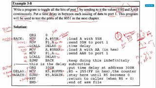 18EC46 | Lecture-26 | Microcontroller | 8051