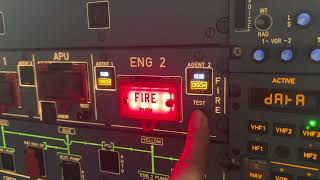 A320 fire system operational test