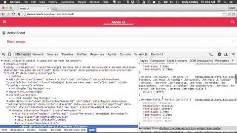 Edit an elements CSS & Inherited CSS using Chrome DevTools