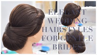 New Simple Bridal Hairstyle For Long Hair. Easy Wedding Updo New Simple Bridal Hairstyle For Long Hair. Easy Wedding Updo