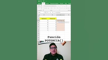 Función POTENCIA en Excel #shorts #excel #exceltutorial