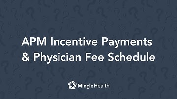 APM Incentive Payments & The Physician Fee Schedule | Ask Dr. Mingle