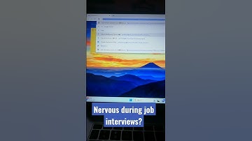 Are you always nervous during job interviews? #ai #aitools #jobinterview