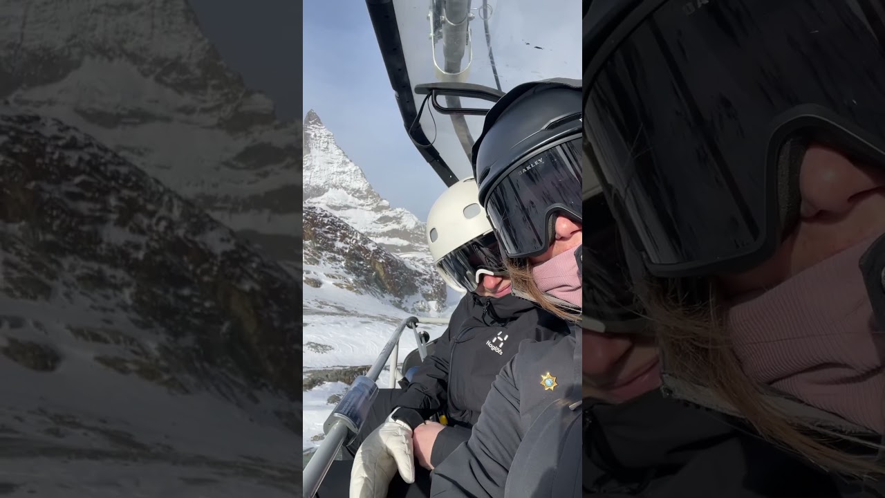 Zermatt🩵 #fun #winter #matterhorn #travel #skincare #skiing #family #mountains #switzerland #italy