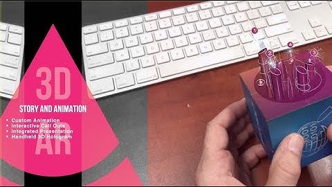 Merge your marketing with 3D Cube + AR tactile marketing & communications.