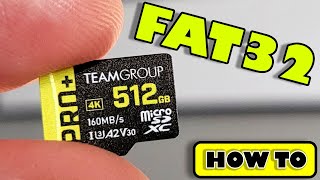 Format your SD Card to FAT32 Easily How to guide