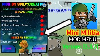 Mini Militia [5.3.7] | MOD MENU | SPIDYCREATIVE