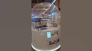 Robot Ice Cream machine in Auckland #icecream #robotarm #icecreammachine #robots #icecreamrolls