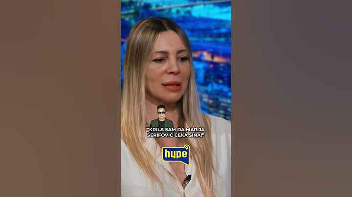 "Krila sam da Marija Serifovic ceka sina" #hypetv #marijaserifovic #saniarmani