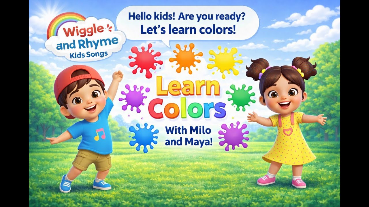 Learn Colors Song for Kids 🌈 | Fun Nursery Rhyme for Toddlers | Wiggle ...